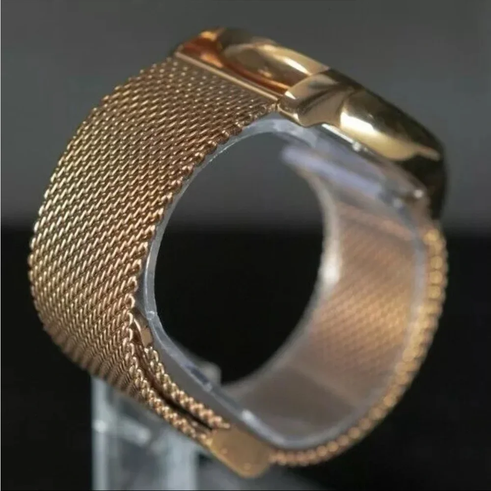 Movado Rose Gold Mesh Watch